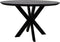 Ronde eettafel Zurich - ø120x72 - Zwart - Swiss edge - Acaciahout