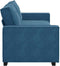 vidaXL - Driezitsbank - 180 - cm - fluweel - blauw
