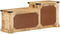 vidaXL - Schoenenbank - 110x35x50 - cm - Massief - Ruw - Mango - Hout