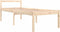vidaXL - Seniorenbed - massief - grenenhout - wit - 75x190 - cm - Small - Single