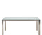 Beliani GROSSETO - Tuintafel - Transparant - Veiligheidsglas