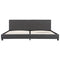 Bedframe kunstleer grijs 180x200 cm