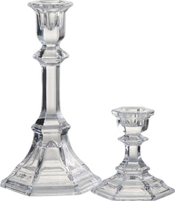 J-Line kandelaar Klassiek - glas - transparant - large