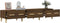 vidaXL - Tv-meubel - 150x34,5x30 - cm - bewerkt - hout - bruin - eikenkleur