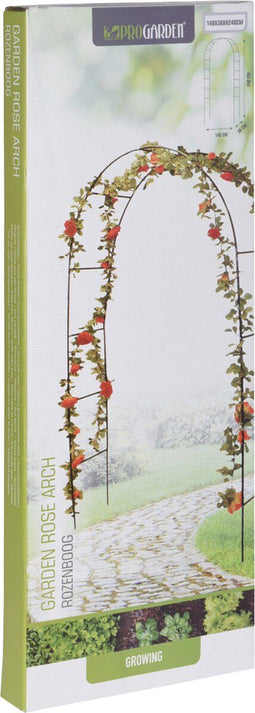 Pro Garden - Rozenboog - Metaal 140x36x240cm - Groen