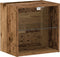 vidaXL - Wandplank - Oud - Hout - 40x28,5x40 - cm - Geengineerd - Hout