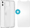 iMoshion Hoesje met screenprotector Geschikt voor iPhone 11 Hoesje met screenprotector - iMoshion Softcase Backcover + Glas Screenprotector smartphone - Transparant