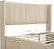 Savona Gestoffeerd Bed - 200 x 120 cm - Bedlade - Beige