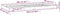 vidaXL - Bedframe - massief - grenenhout - grijs - 80x200 - cm