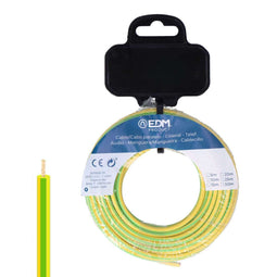 Single-line elektrische kabel EDM 28581 Tweekleurig 15 m h07z1-k