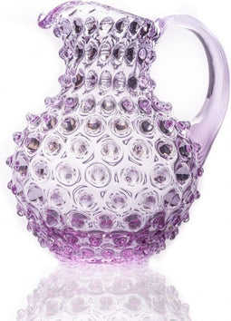 Anna Von Lipa - Waterkan Schenkkan Karaf Dots Kan - Paris Hobnail 1L Lila Paars
