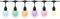 WiZ Lichtsnoer - Buitenlamp - 12 lampen - Multi-color