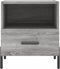 vidaXL - Nachtkastje - 40x35x47,5 - cm - bewerkt - hout - grijs - sonoma - eikenkleur