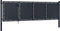 vidaXL - Poort - 350x100 - cm - staal - antraciet