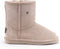 Warmbat Kangaroo - Enkellaarzen - Suede met merinowol - Blush - Maat 36