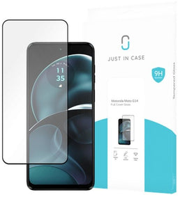 Just in Case - Screenprotector - Moto G14 Moto G54 5G - Zwart