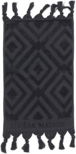 Rivièra Maison RM Chic Guest Towel anthra 50x30 set van 2