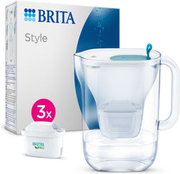 Brita Style Waterfilterkan Blauw 2.4L - 3 MAXTRA PRO AIO Filters