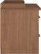 vidaXL - Gangbankje - SANDNES - 87x40x50 - cm - massief - grenenhout