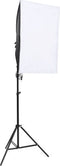 vidaXL - Fotostudioset - met - verlichtingsset, - achtergrond - en - reflector