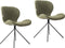 Zuiver OMG Eetkamerstoelen - Groen - Set van 2