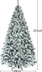Coast Kunstmatige Kerstboom - Besneeuwd - 225 cm - Groen