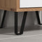 Aucune TOUCH - Badkamermeubel - Eiken en wit decor - L36 x D29 x H79 cm