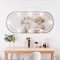 vidaXL - Wandspiegel - met - LED's - ovaal - 45x100 - cm - glas