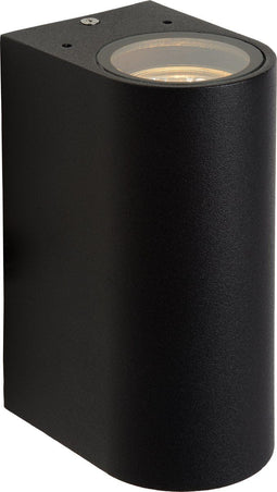 Lucide BOOGY - Wandspot - 2xGU10 - IP44 - Zwart (2 stuks)