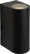 Lucide BOOGY - Wandspot - 2xGU10 - IP44 - Zwart (2 stuks)