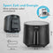 LEBENLANG Airfryer 5L - 1500W - 8 Programma's - Zwart