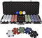 Texas' Finest Matt Black Pokerset - 500 Chips - Inclusief Speelkaarten en e-Book