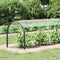 vidaXL - Doorzichtig - zeildoek - met - zeilringen - 1x6 - m - PVC