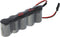 Racing pack 6 volt 1600mAh met Graupner plug NiMH batterij F1x5