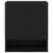 vidaXL - Wandkast - Zwart - Eiken - 60x30x70 - cm - Gelaagd - Hout