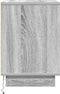 vidaXL - Nachtkastjes - met - LED - - - Set - van - 2 - - - Grijs - Sonoma - - - 50x34,5x50 - cm