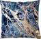 Dutch Decor MARBLE - Kussenhoes velvet 45x45x cm Insignia Blue - blauw - met rits
