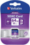 Verbatim SDXC Class 10 UHS-I - Geheugenkaart 64GB - 10MB/s lezen/schrijven