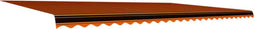 vidaXL - Luifeldoek - 600x300 - cm - canvas - oranje - en - bruin
