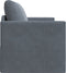 vidaXL - Zetelbed - 2-in-1 - Donkergrijs - 124x204x61 - cm - Velvet