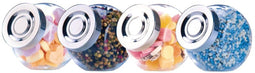 Alpina Voorraadpotten - Set van 4 Glazen Potten 200 ml - Schroefdeksel - (set van 4)