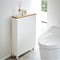 Yamazaki Tower - Badkamer Trolley - Houten bovenblad - Wit