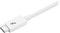 Startech.com TBLT3MM1MW - Thunderbolt 3 USB-C kabel - 20Gbps dataoverdracht 1m wit