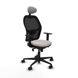 Jorquera Piqueras y Crespo 1D036N1 - Bureaustoel met hoofdsteun - Verstelbare hoogte - Wit