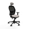 Jorquera Piqueras y Crespo 1D036N1 - Bureaustoel met hoofdsteun - Verstelbare hoogte - Wit
