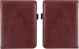 Hoesje geschikt voor Kobo Nia - iMoshion Luxe Effen Bookcase - Rood