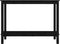 vidaXL - Wandtafel - 110x40x80 - cm - massief - grenenhout - zwart