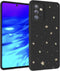 iMoshion Hoesje Geschikt voor Samsung Galaxy A72 Hoesje Siliconen - iMoshion Design hoesje - Zwart / Meerkleurig / Goud / Stars Gold