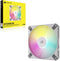 Corsair iCUE AF120 RGB Slim - Ventilator 120mm - 600-2000 RPM - Wit (1-pack)
