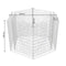 vidaXL - Gabion - plantenbak - verhoogd - zeshoekig - 160x140x100 - cm
